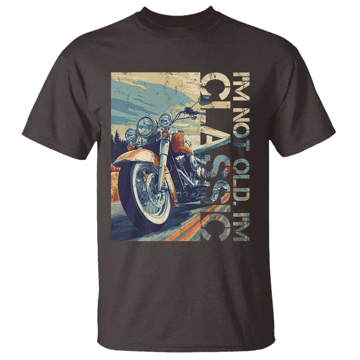 Funny Biker T Shirt I'm Not Old I'm Classic Motorcycle Rider