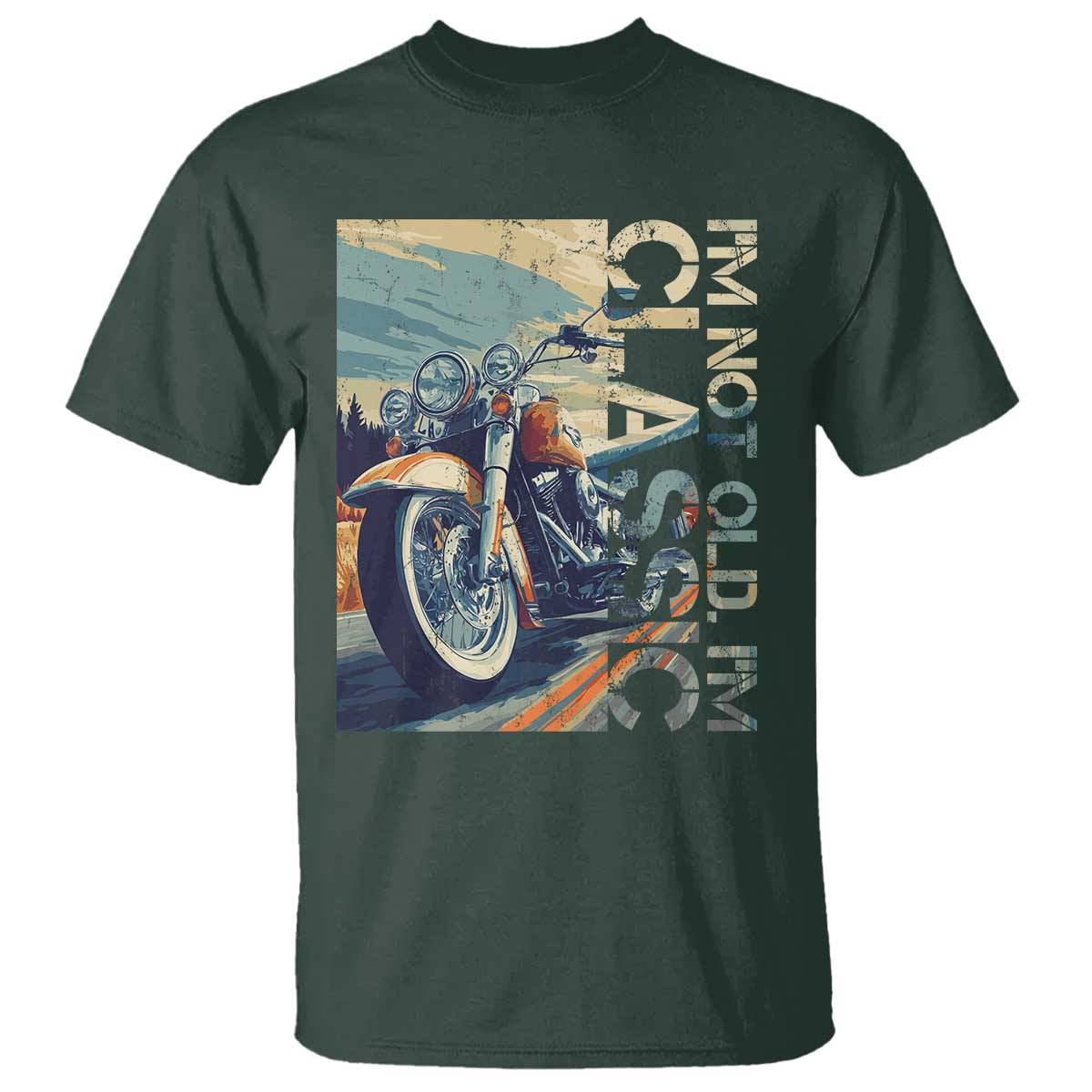 Funny Biker T Shirt I'm Not Old I'm Classic Motorcycle Rider