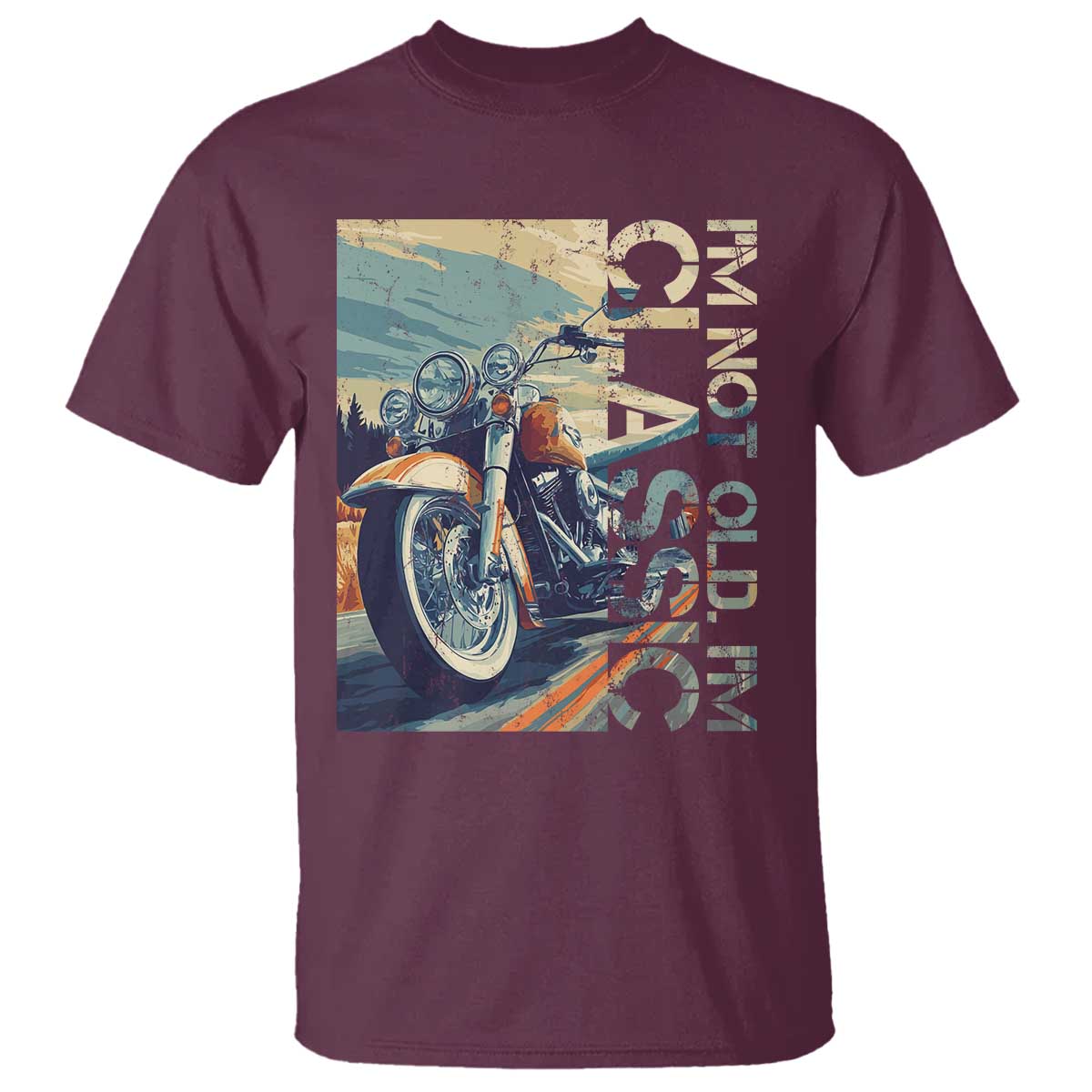Funny Biker T Shirt I'm Not Old I'm Classic Motorcycle Rider