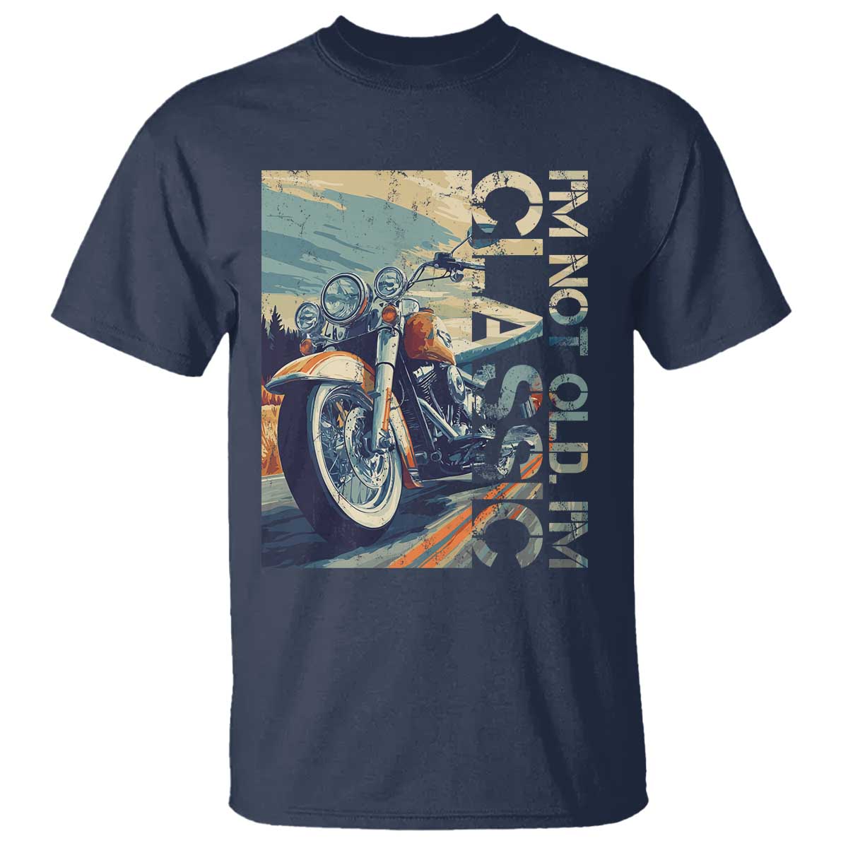 Funny Biker T Shirt I'm Not Old I'm Classic Motorcycle Rider