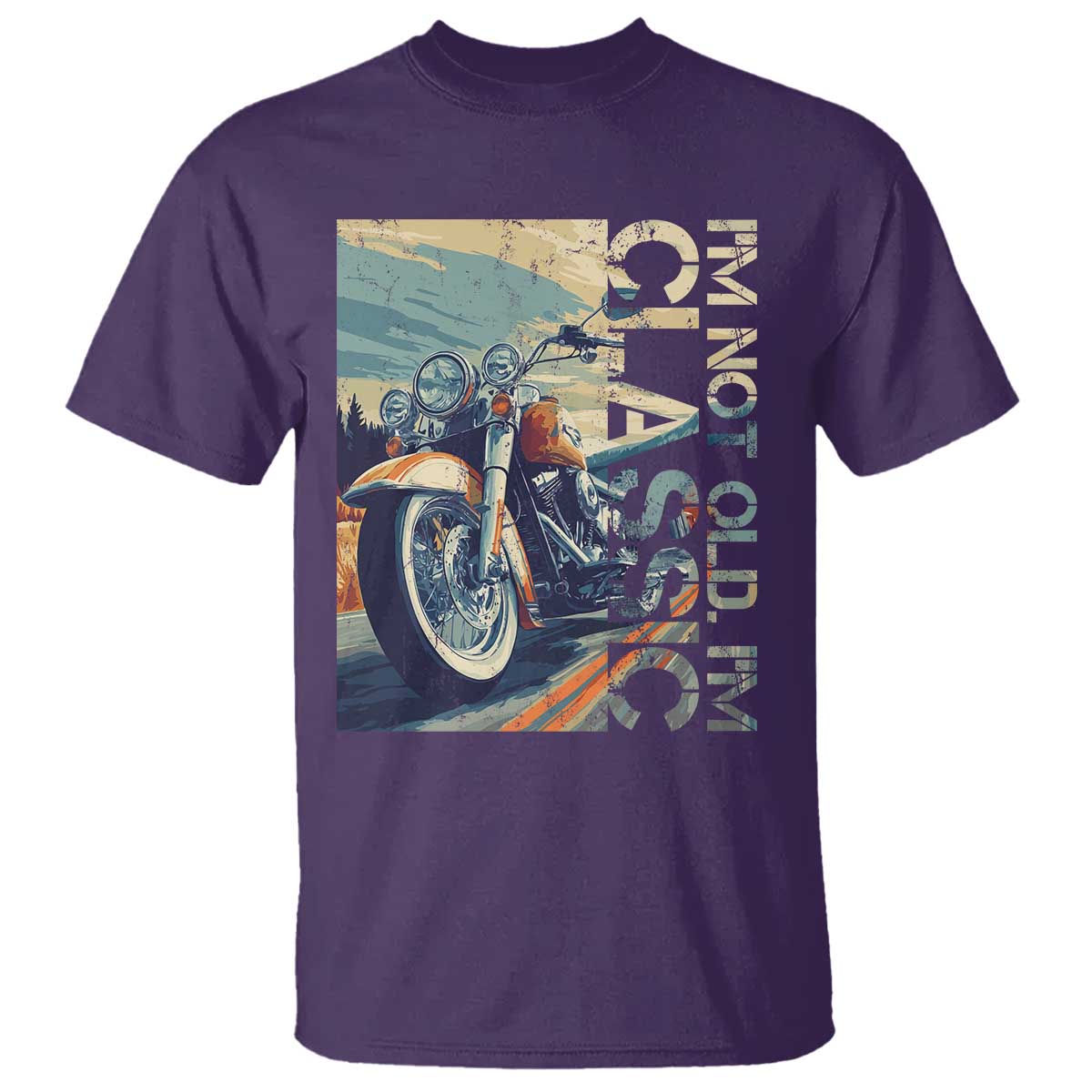 Funny Biker T Shirt I'm Not Old I'm Classic Motorcycle Rider