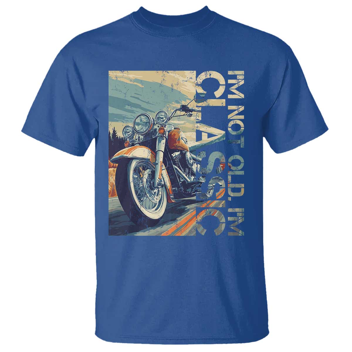 Funny Biker T Shirt I'm Not Old I'm Classic Motorcycle Rider