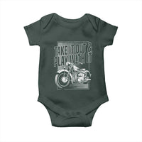 Motorcycle Rider Baby Onesie Take It Out And Play With It