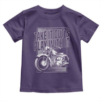 Motorcycle Rider Toddler T Shirt Take It Out And Play With It