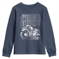 Motorcycle Rider Youth Sweatshirt Take It Out And Play With It
