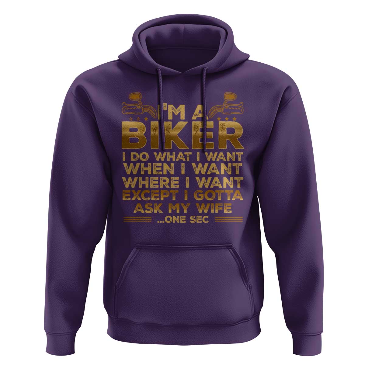 Motorcycle Rider Hoodie I'm A Biker I Do What I Want