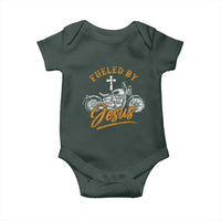 Motorcycle Rider Fueled By Jesus Baby Onesie