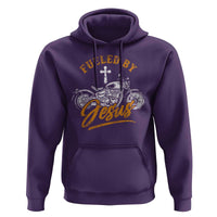 Motorcycle Rider Fueled By Jesus Hoodie