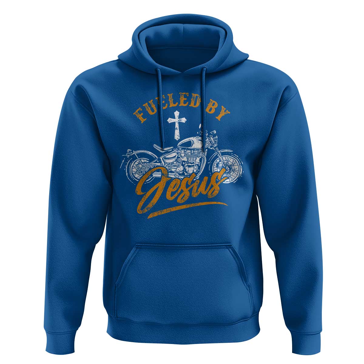 Motorcycle Rider Fueled By Jesus Hoodie