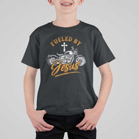 Motorcycle Rider Fueled By Jesus T Shirt For Kid