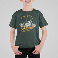 Motorcycle Rider Fueled By Jesus T Shirt For Kid