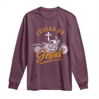 Motorcycle Rider Fueled By Jesus Long Sleeve Shirt