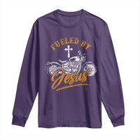 Motorcycle Rider Fueled By Jesus Long Sleeve Shirt