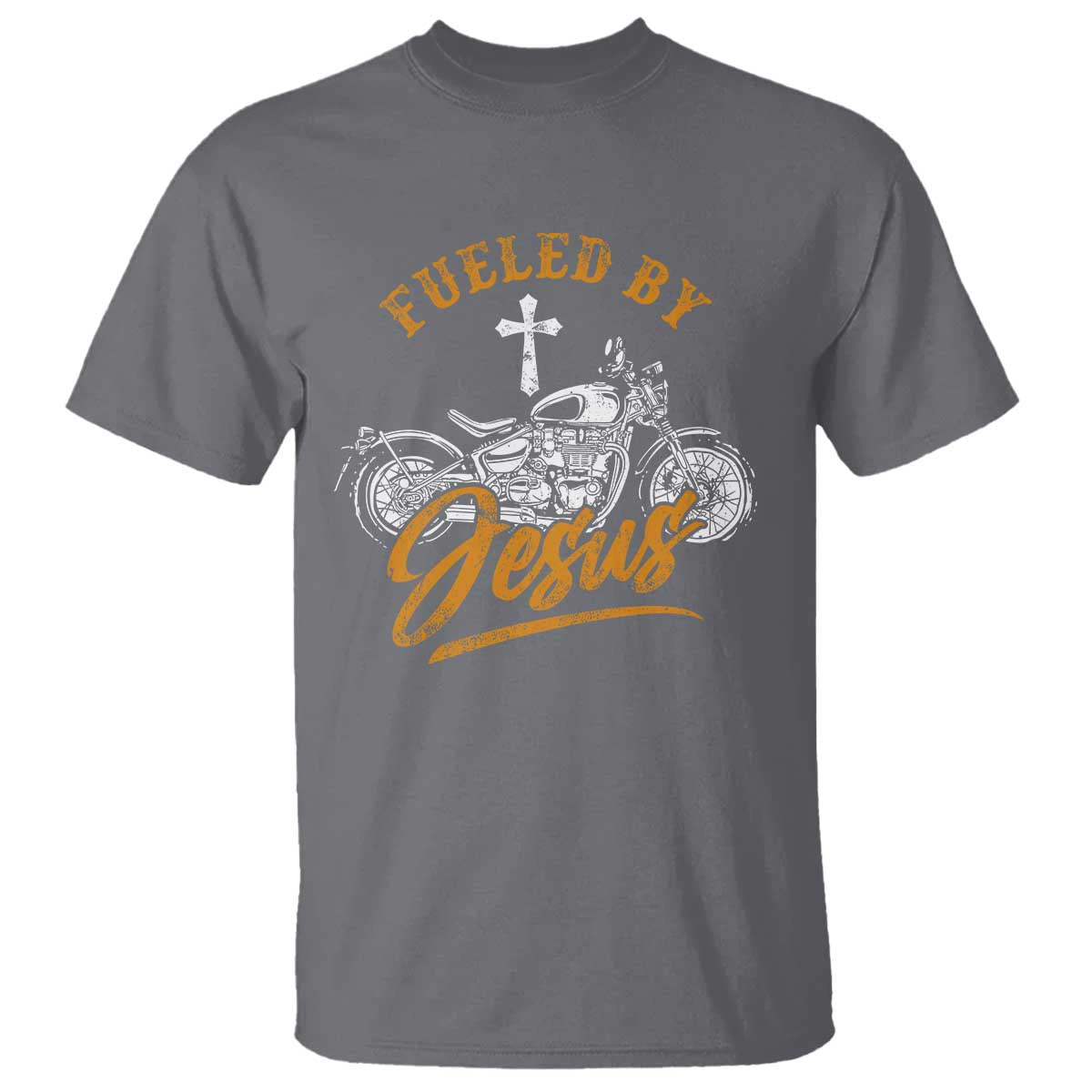 Motorcycle Rider Fueled By Jesus T Shirt