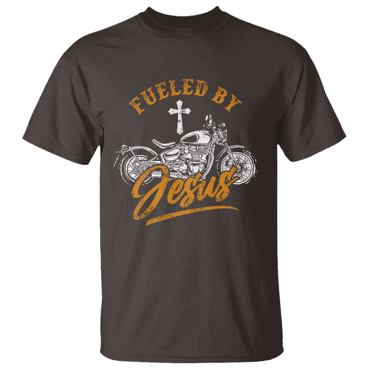 Motorcycle Rider Fueled By Jesus T Shirt