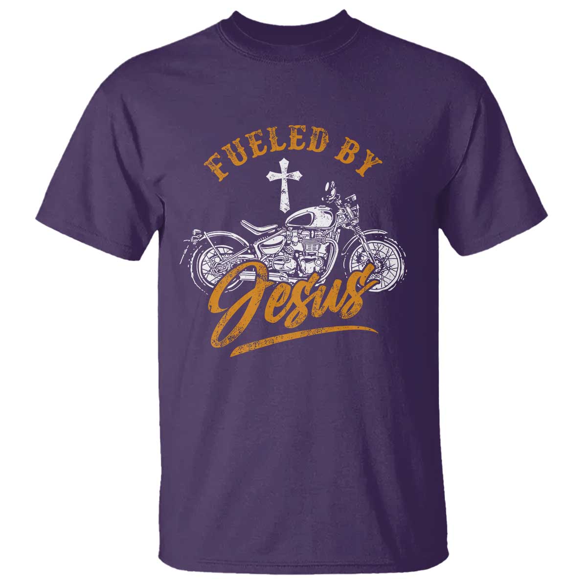 Motorcycle Rider Fueled By Jesus T Shirt
