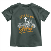 Motorcycle Rider Fueled By Jesus Toddler T Shirt