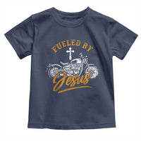 Motorcycle Rider Fueled By Jesus Toddler T Shirt
