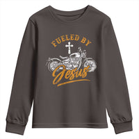 Motorcycle Rider Fueled By Jesus Youth Sweatshirt