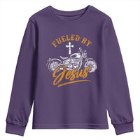 Motorcycle Rider Fueled By Jesus Youth Sweatshirt