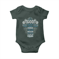 Christian Motorcycle Rider Baby Onesie God Grant Me The Serenity To Accept The Things I Cannot Change