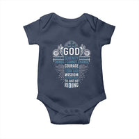Christian Motorcycle Rider Baby Onesie God Grant Me The Serenity To Accept The Things I Cannot Change