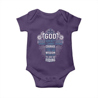 Christian Motorcycle Rider Baby Onesie God Grant Me The Serenity To Accept The Things I Cannot Change