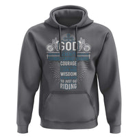 Christian Motorcycle Rider Hoodie God Grant Me The Serenity To Accept The Things I Cannot Change