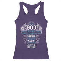 Christian Motorcycle Rider Racerback Tank Top God Grant Me The Serenity To Accept The Things I Cannot Change