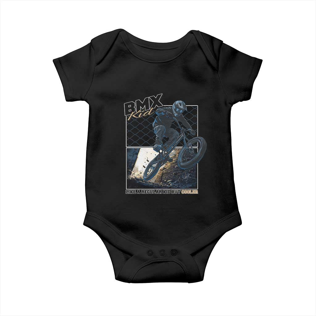 BMX Kid Baby Onesie Like A Regular Kid But Cooler Cyclist Bicycle