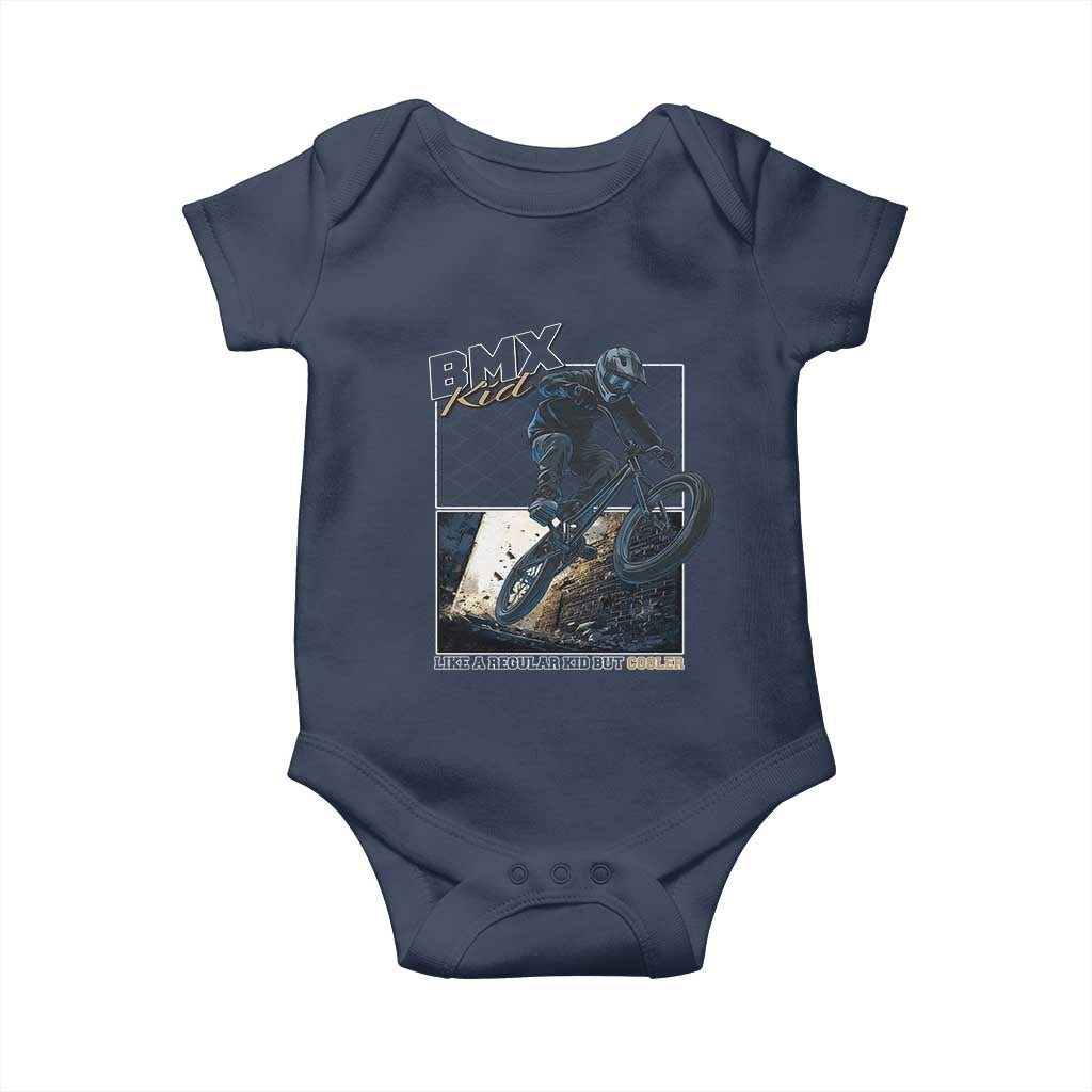 BMX Kid Baby Onesie Like A Regular Kid But Cooler Cyclist Bicycle