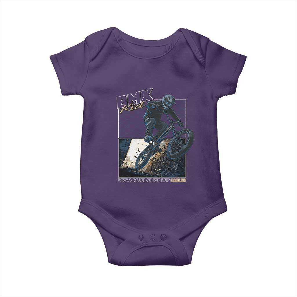 BMX Kid Baby Onesie Like A Regular Kid But Cooler Cyclist Bicycle