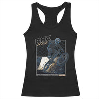 BMX Kid Racerback Tank Top Like A Regular Kid But Cooler Cyclist Bicycle