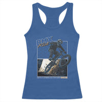 BMX Kid Racerback Tank Top Like A Regular Kid But Cooler Cyclist Bicycle