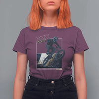 BMX Kid T Shirt For Women Like A Regular Kid But Cooler Cyclist Bicycle