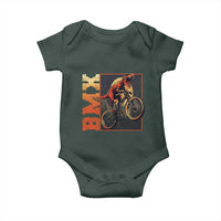 BMX Cyclist Bicycle Baby Onesie Funny Dinosaur Riding