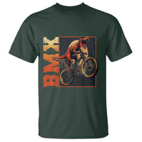 BMX Cyclist Bicycle T Shirt Funny Dinosaur Riding
