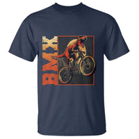 BMX Cyclist Bicycle T Shirt Funny Dinosaur Riding
