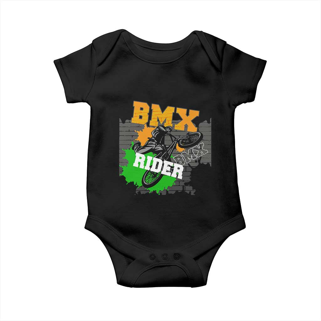 BMX Rider Cyclist Bicycle Baby Onesie