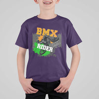 BMX Rider Cyclist Bicycle T Shirt For Kid