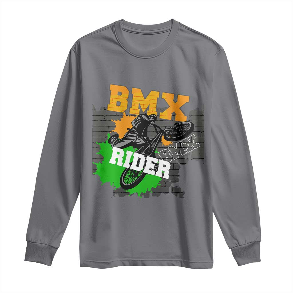 BMX Rider Cyclist Bicycle Long Sleeve Shirt