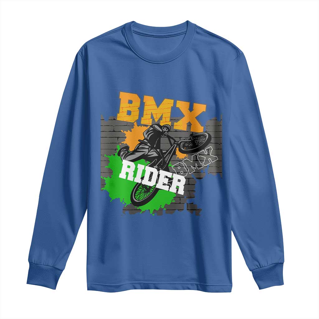 BMX Rider Cyclist Bicycle Long Sleeve Shirt
