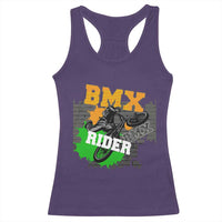 BMX Rider Cyclist Bicycle Racerback Tank Top