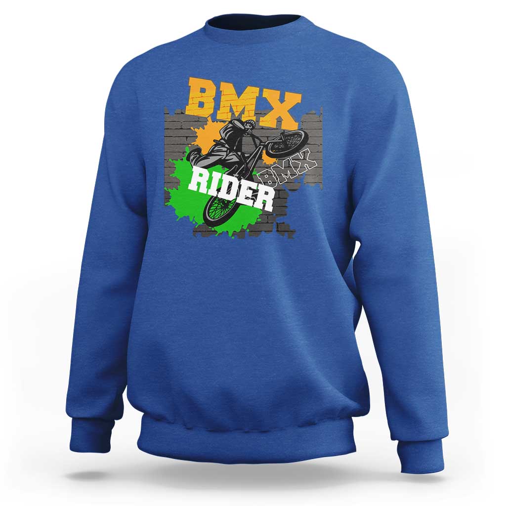 BMX Rider Cyclist Bicycle Sweatshirt