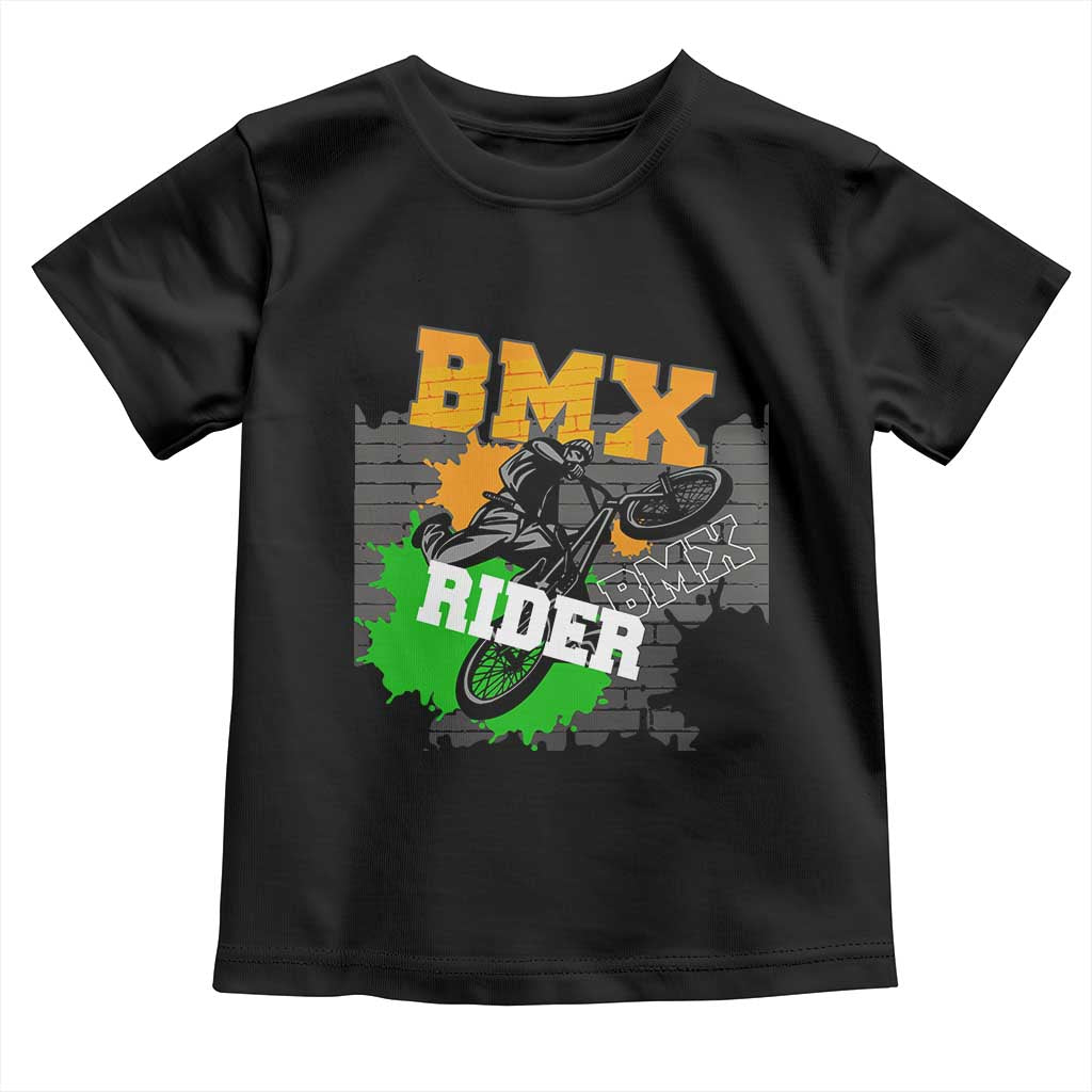 BMX Rider Cyclist Bicycle Toddler T Shirt
