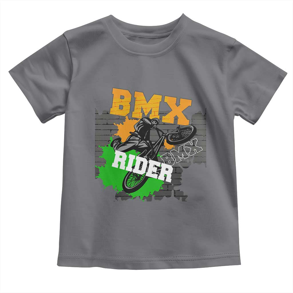 BMX Rider Cyclist Bicycle Toddler T Shirt