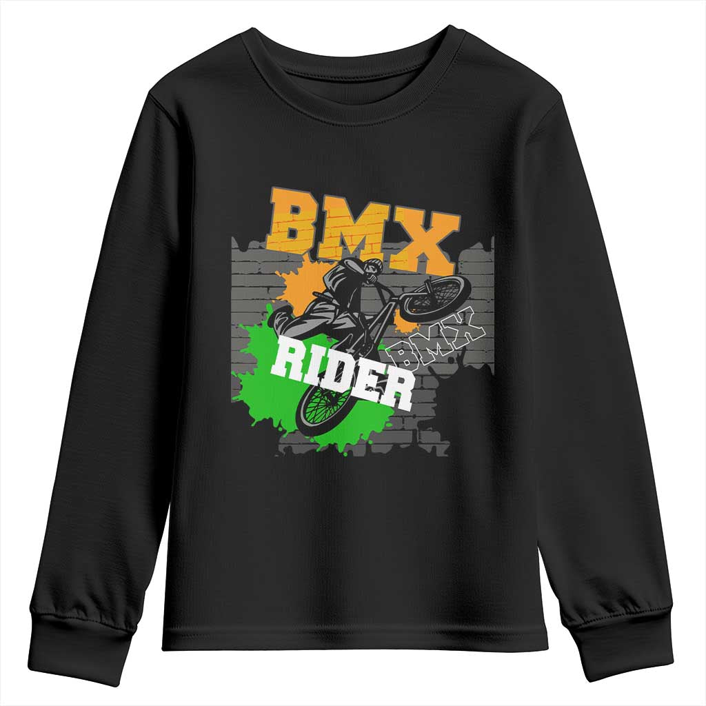 BMX Rider Cyclist Bicycle Youth Sweatshirt