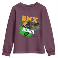 BMX Rider Cyclist Bicycle Youth Sweatshirt