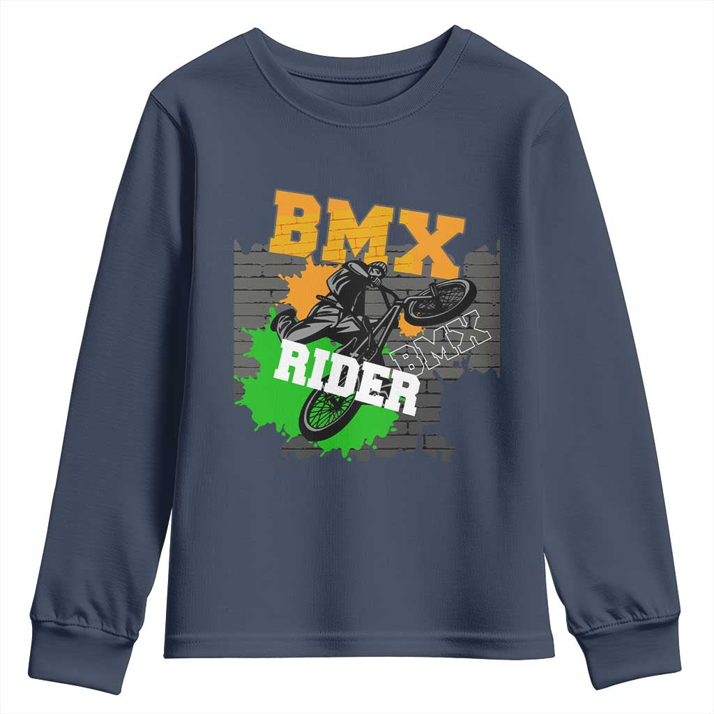 BMX Rider Cyclist Bicycle Youth Sweatshirt