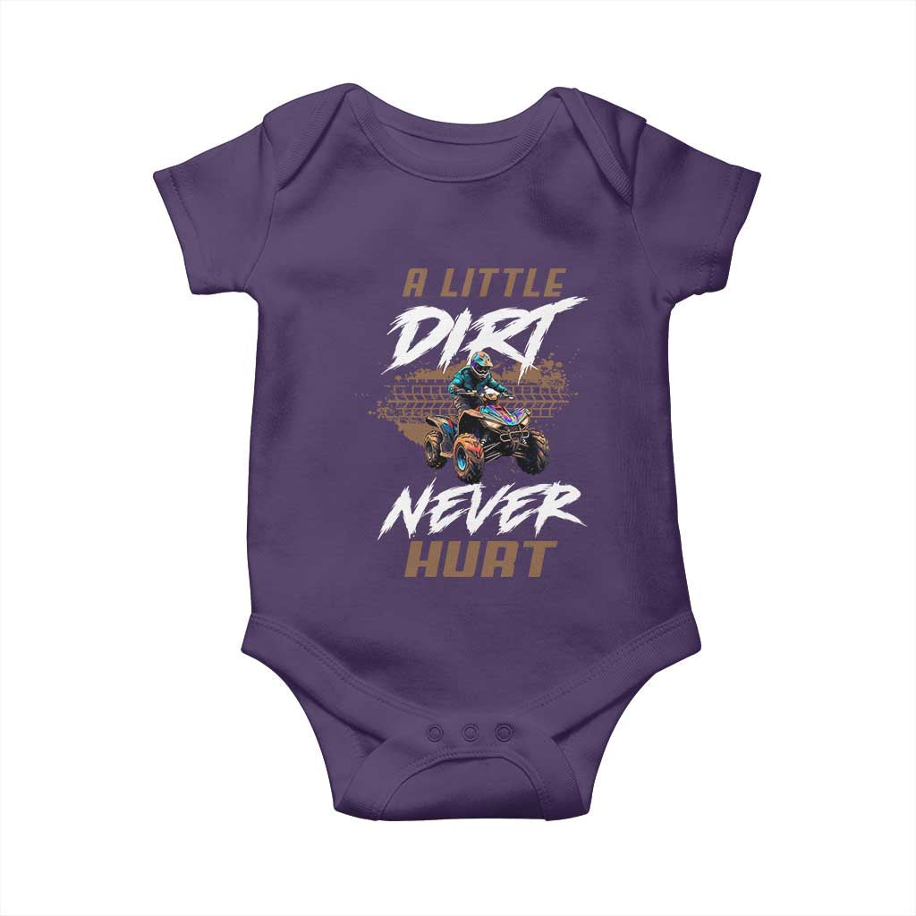 Quad Bike Baby Onesie A Little Dirt Never Hurt 4 Wheeler